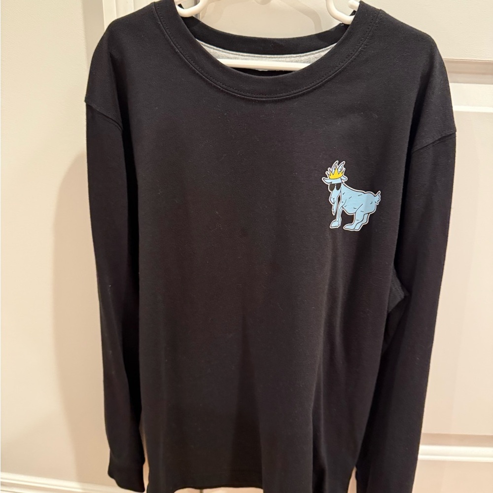 Kids GOAT Black Long Sleeve Shirt